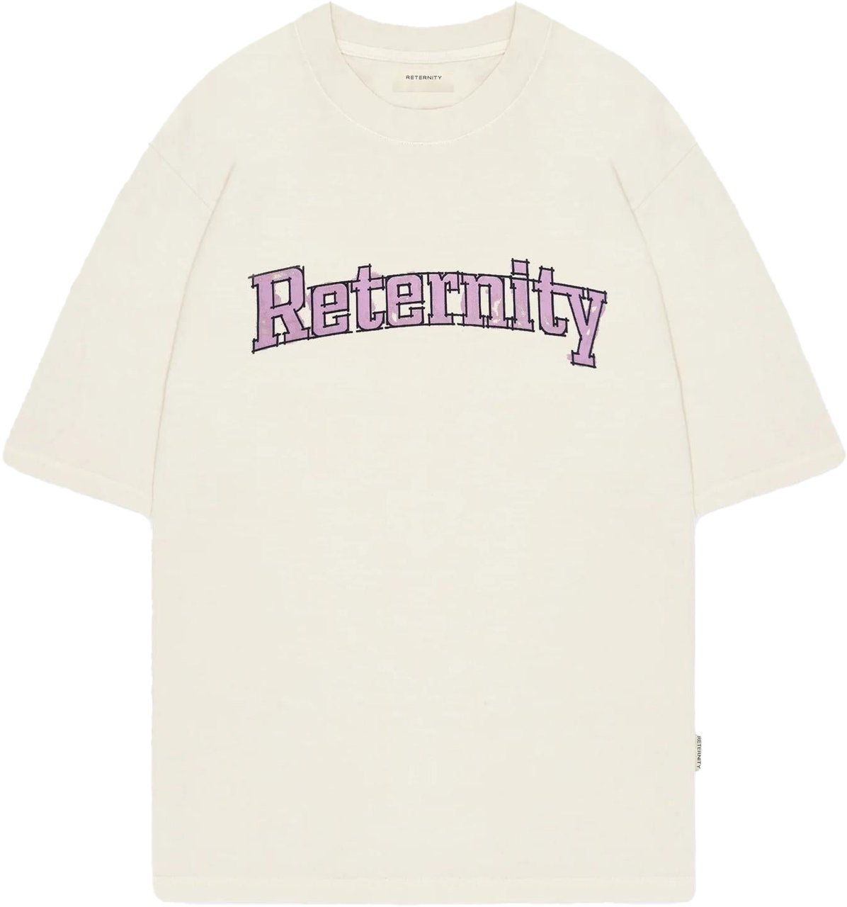 Reternity Heren Watercolor T-Shirt Beige