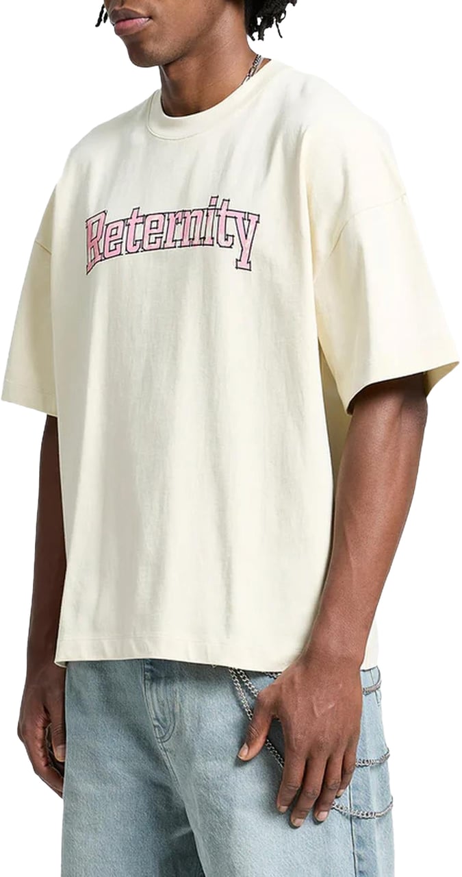 Reternity Heren Watercolor T-Shirt Beige