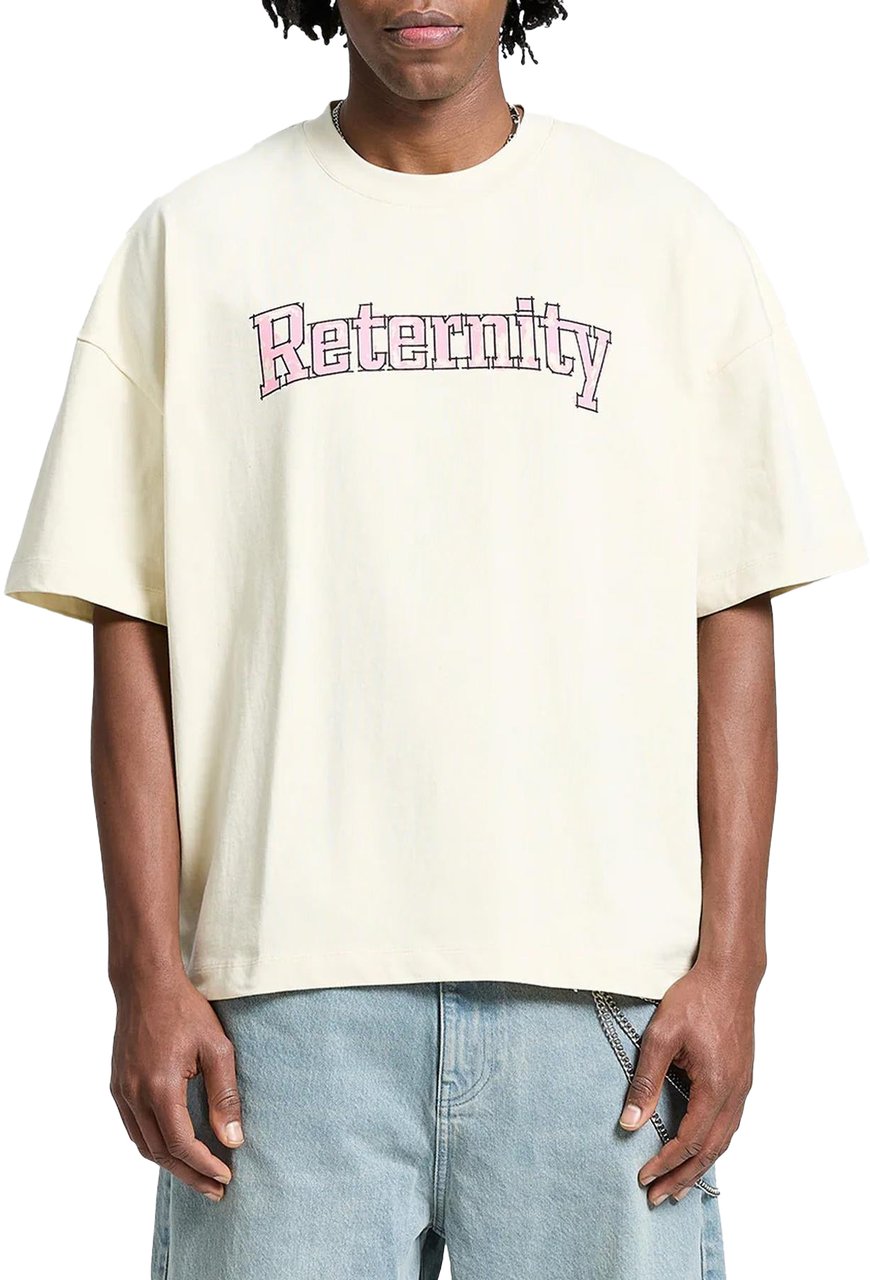 Reternity Heren Watercolor T-Shirt Beige