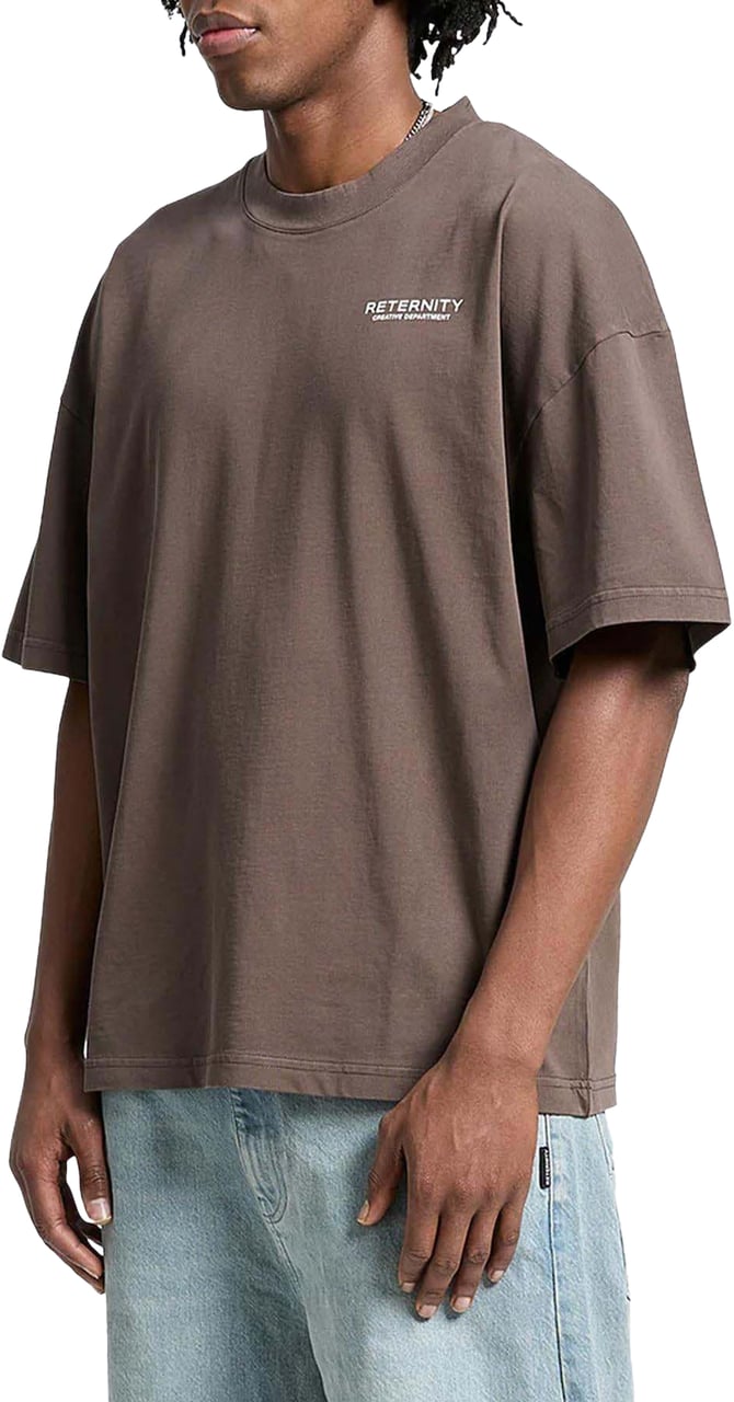 Reternity Heren Creative Dept T-Shirt Bruin