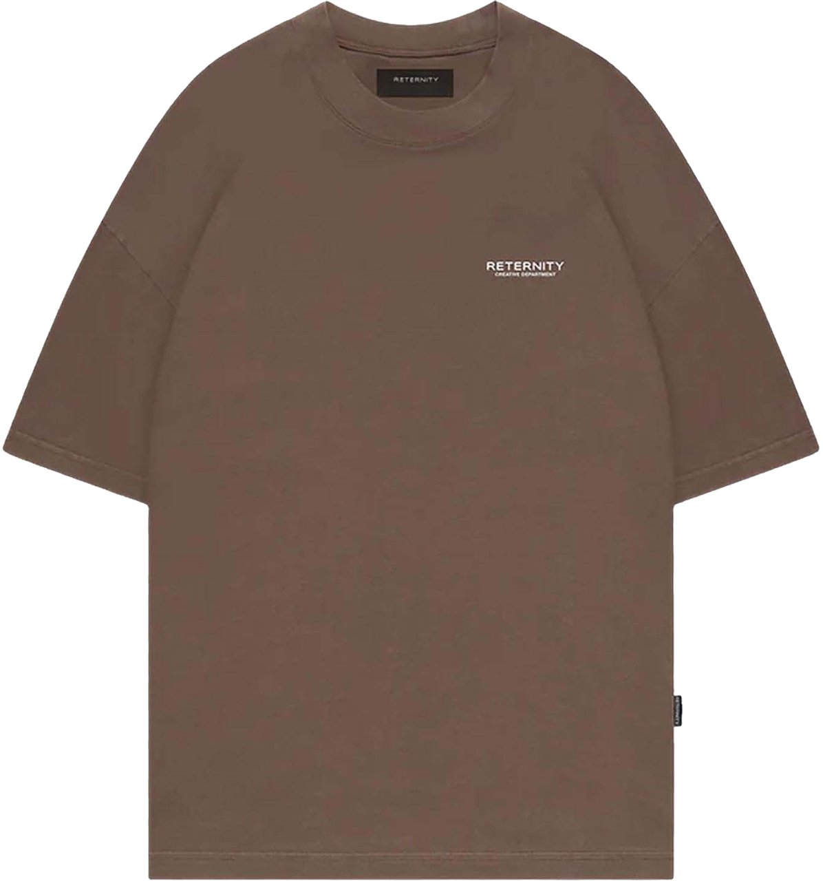 Reternity Heren Creative Dept T-Shirt Bruin