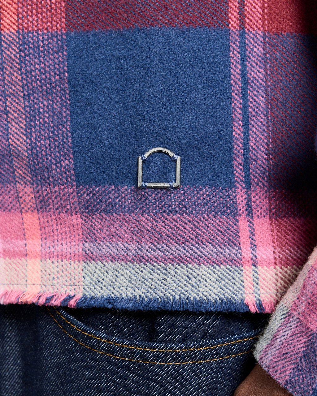 Reternity Camicia Dept Creative Dept Logo Rossa/Viola Paars