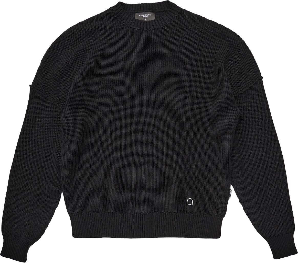 Reternity Maglione KNIT CREATIVE DPT Nero Zwart