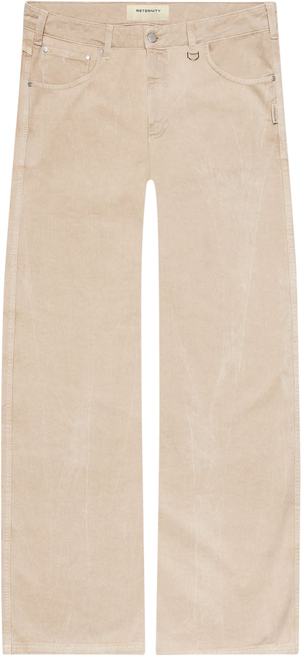 Reternity Pantaloni Canvas Wrinkled Sabbia Divers
