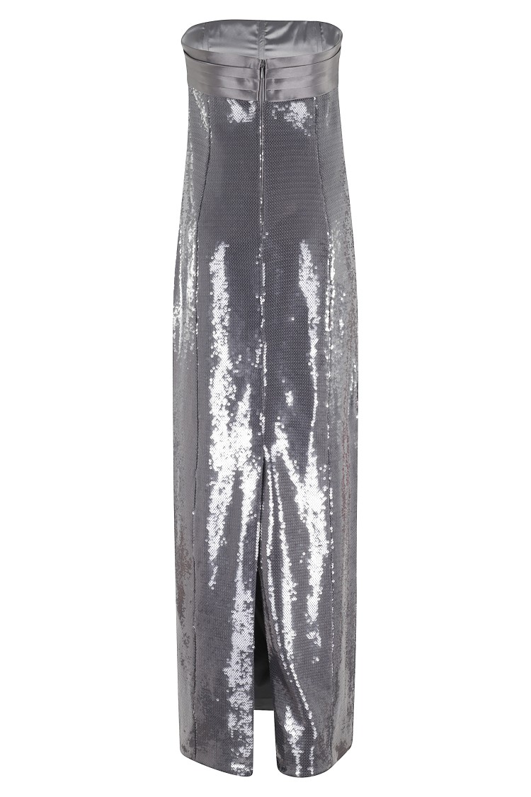 Retrofête Kenia Sequin Dress Grijs