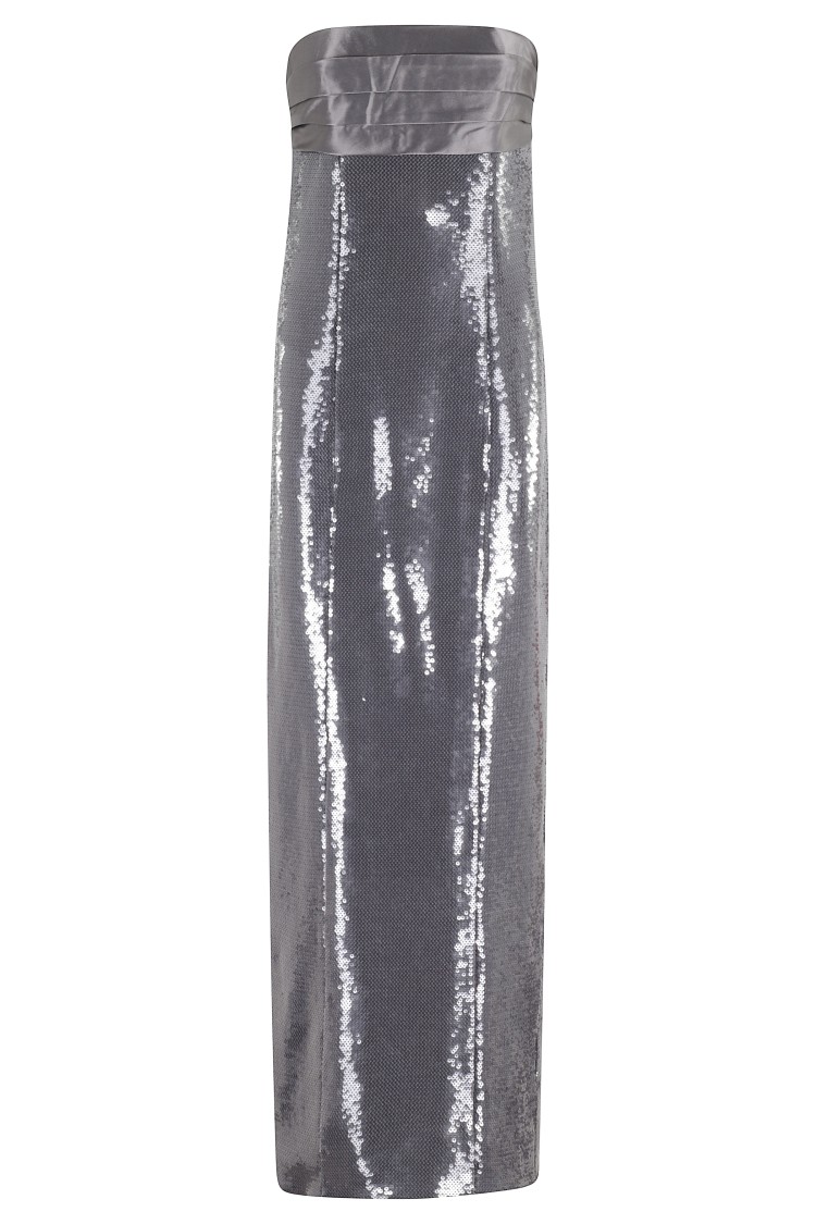 Retrofête Kenia Sequin Dress Grijs