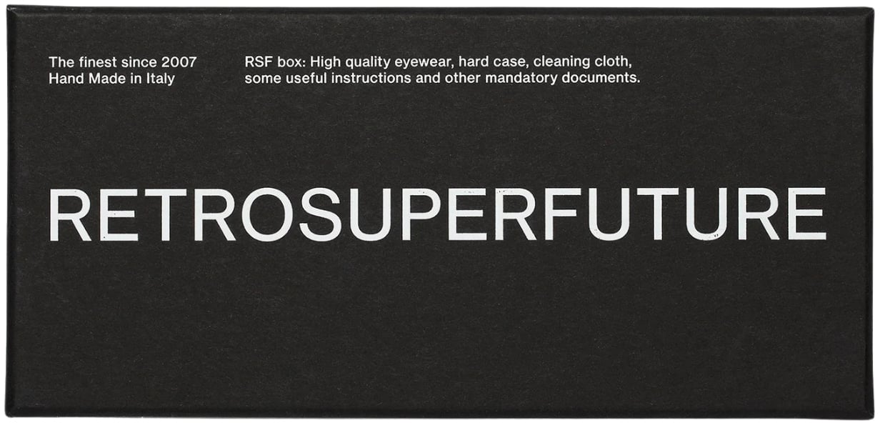 RETROSUPERFUTURE Acid Yellow Crystal Oval Sunglasses Bruin