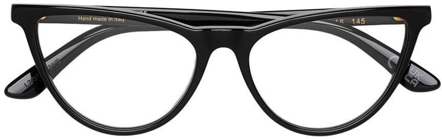RETROSUPERFUTURE Numero 135 Cat-Eye Black Acetate Optical Frame Rood