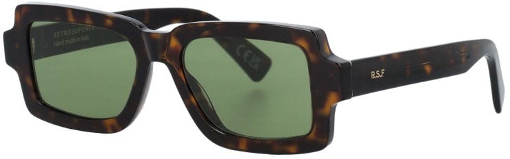 RETROSUPERFUTURE Pilastro 3627 Tortoiseshell Rectangular Sunglasses Neutraal