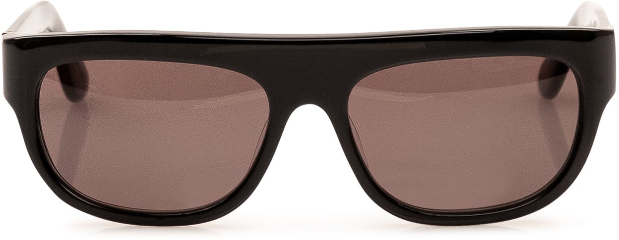 RETROSUPERFUTURE Occhiali da Sole Serioso con Montatura Rettangolare Zwart