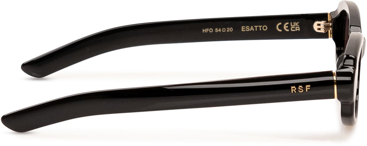 RETROSUPERFUTURE Occhiali da Sole Esatto con Montatura Ovale Zwart