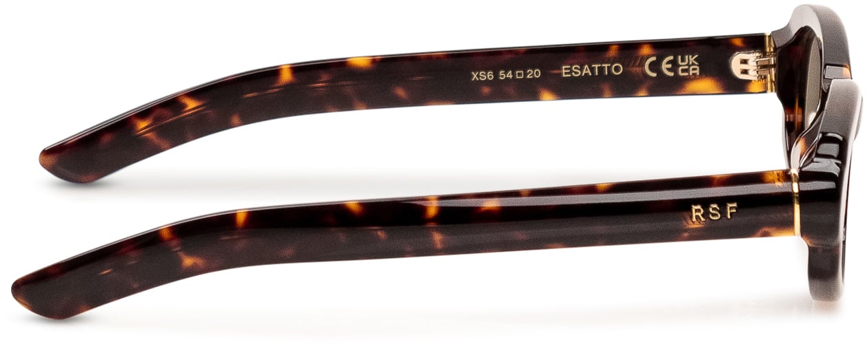 RETROSUPERFUTURE Occhiali da Sole Esatto 3627 con Montatura Ovale Bruin