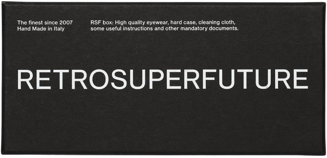 RETROSUPERFUTURE Sunglasses With Sage Green Acetate Frame Grijs