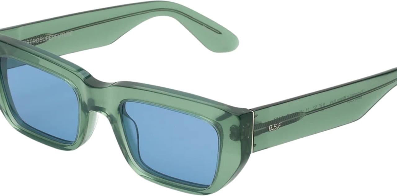 RETROSUPERFUTURE Sunglasses With Sage Green Acetate Frame Grijs