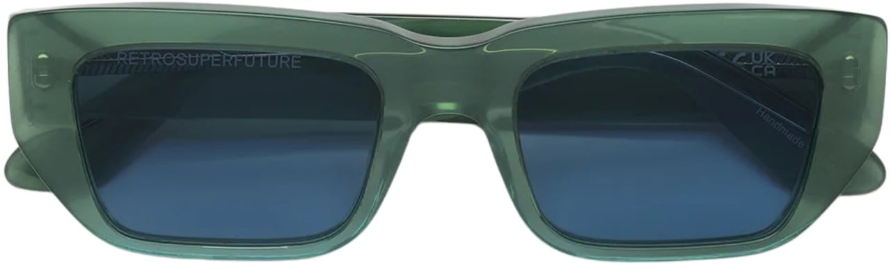 RETROSUPERFUTURE Sunglasses With Sage Green Acetate Frame Grijs