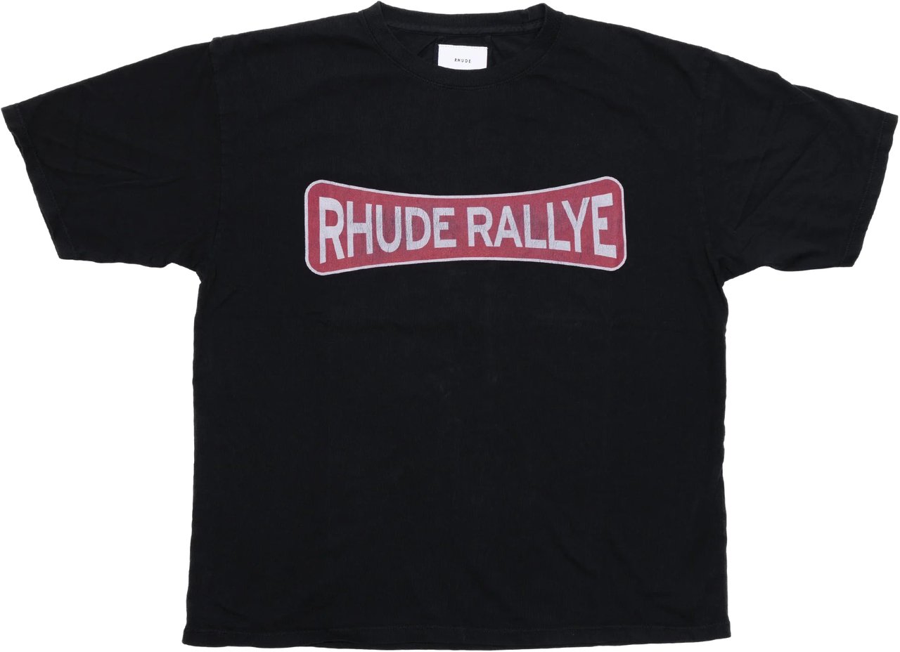 Rhude Rhude Rallye Tee (Zwart) Zwart