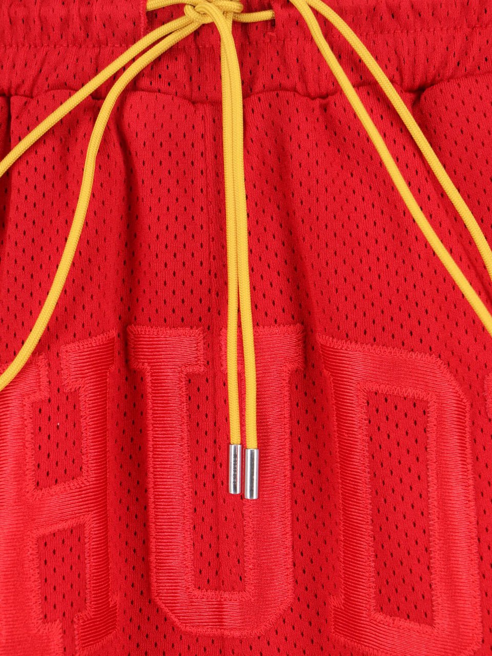 Rhude Red Straight-Leg Shorts With Classic Waistband Rood