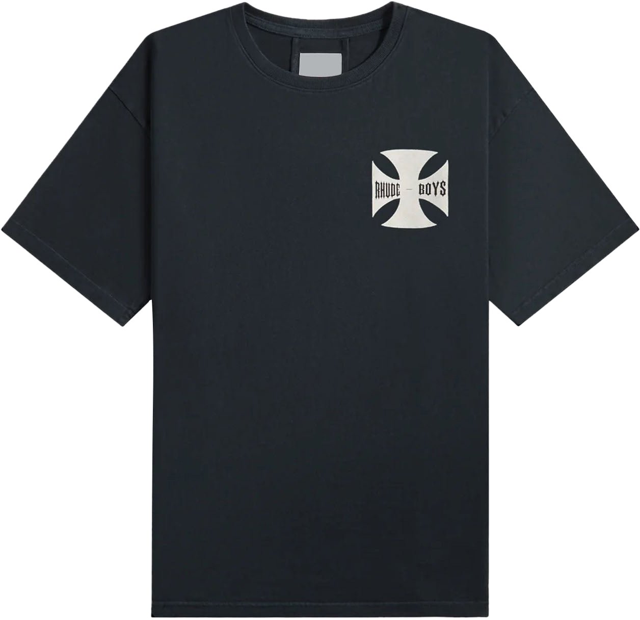 Rhude BOYS LOGO PRINT T-SHIRT Zwart