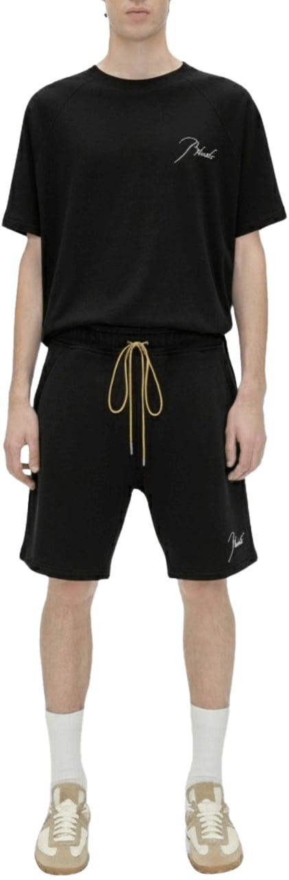 Rhude CLASSIQUE LOGO RAGLAN T-SHIRT Zwart