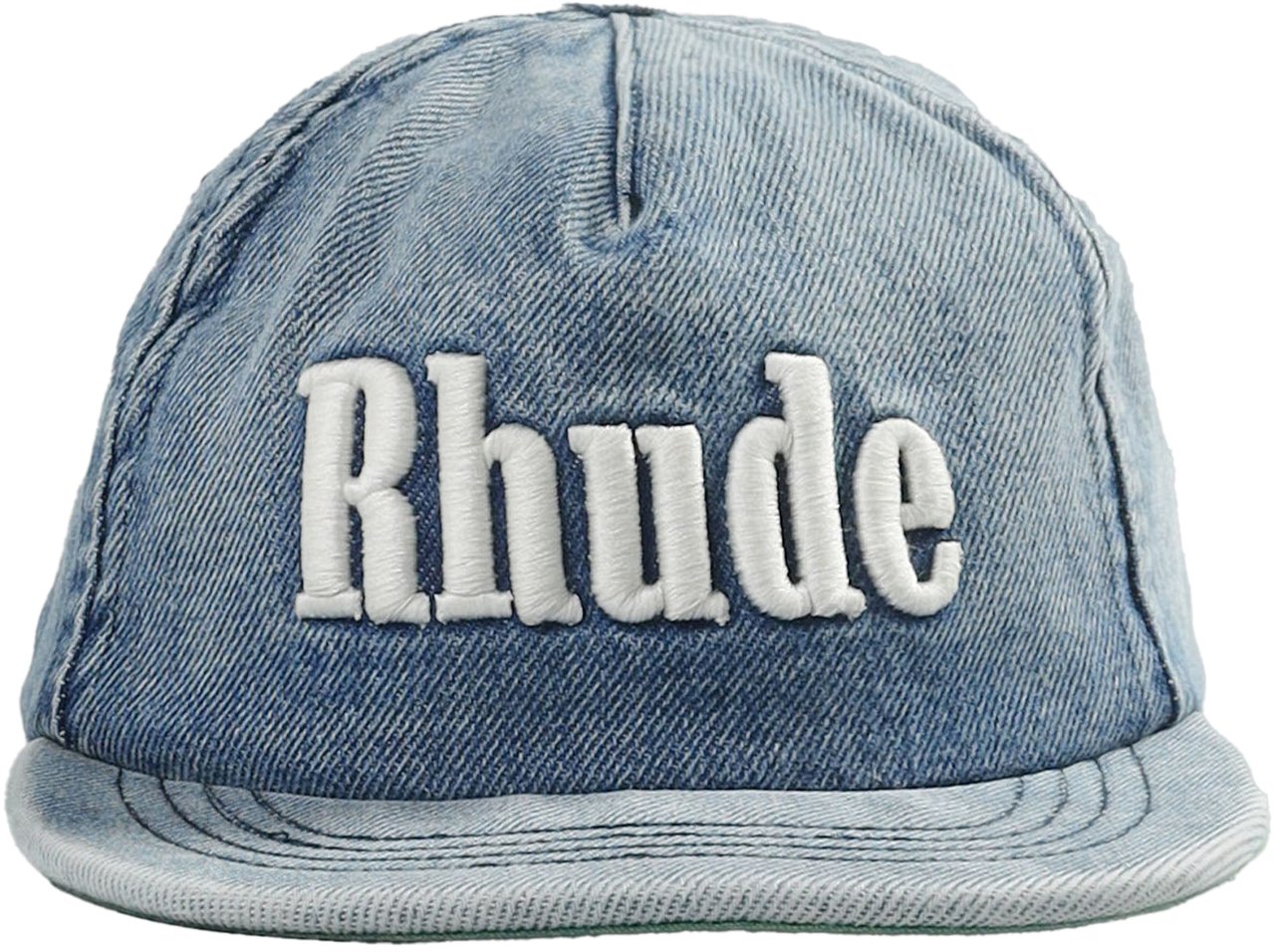 Rhude LOGO DENIM CAP Blauw