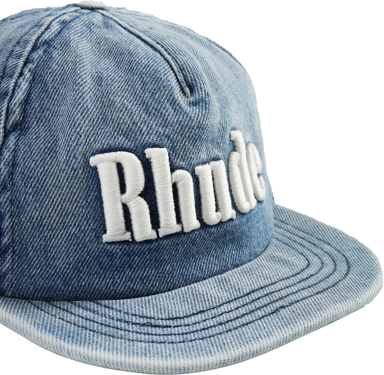 Rhude LOGO DENIM CAP Blauw