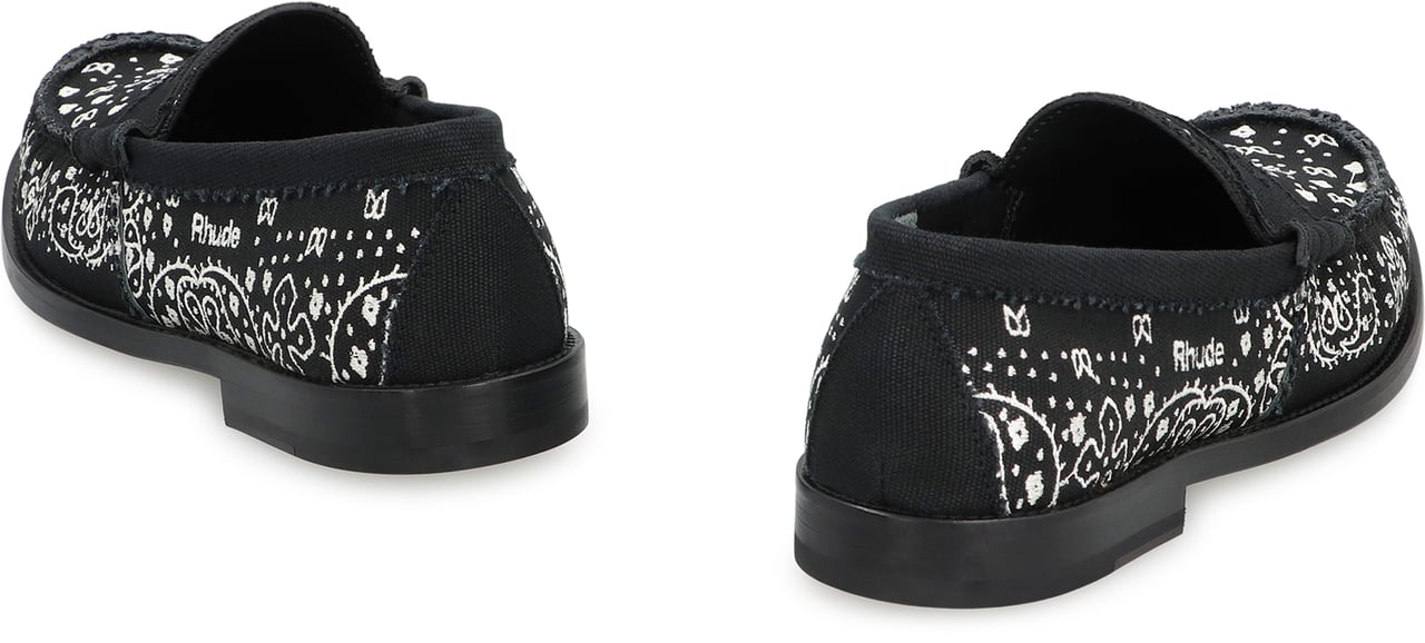 Rhude Bandana loafers Zwart