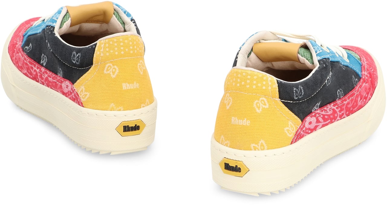 Rhude V2 Bandana low-top sneakers Zwart