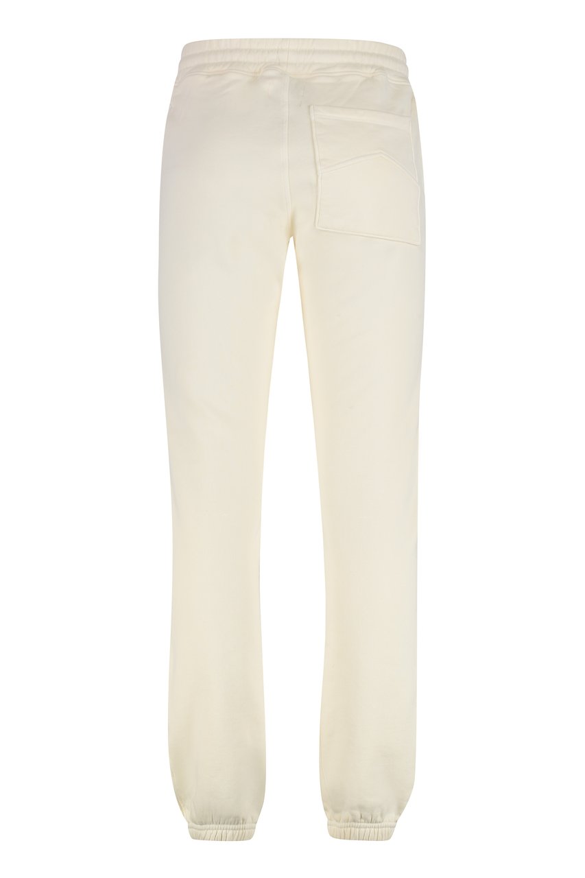 Rhude Logo detail cotton track-pants Wit