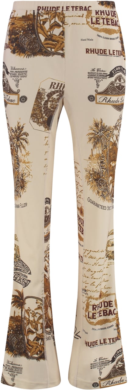 Rhude Flared trousers Beige