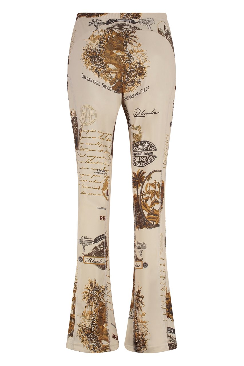 Rhude Flared trousers Beige