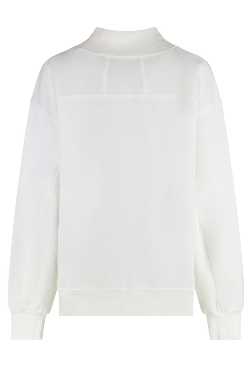 Rhude Logo detail cotton sweatshirt Neutraal