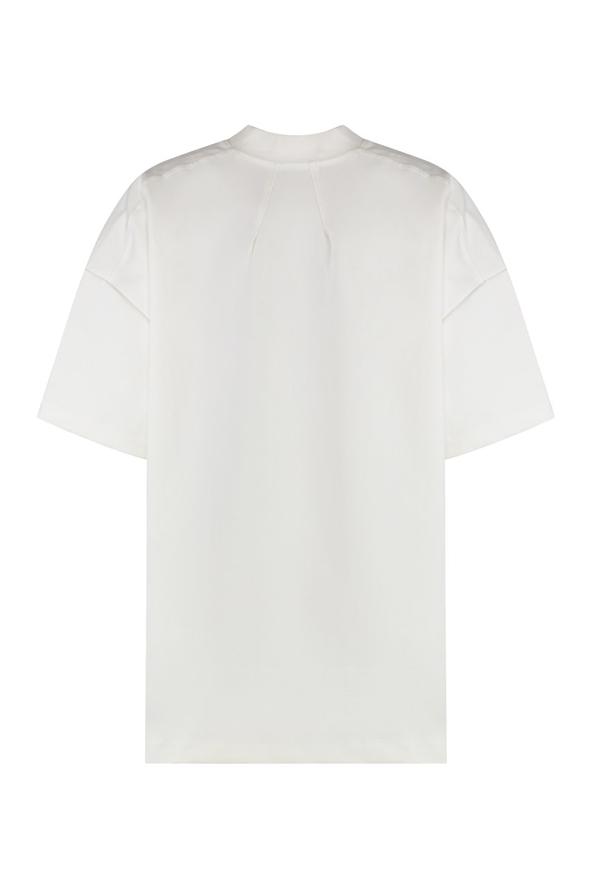 Rhude Logo print oversize t-shirt Wit