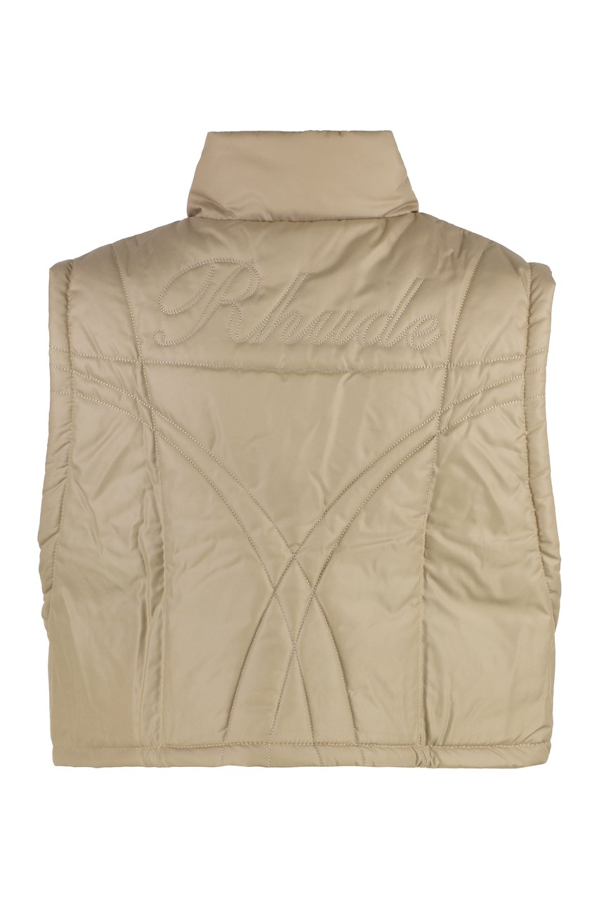 Rhude Full zip down vest Bruin