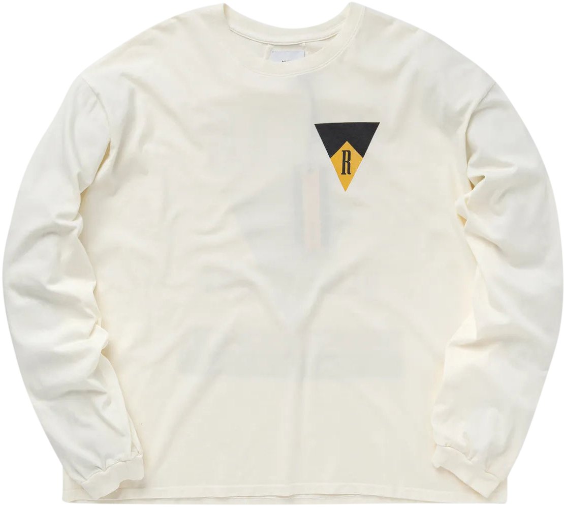 Rhude Rhude Blood And Mud T-shirt met lange mouwen (Wit) Wit