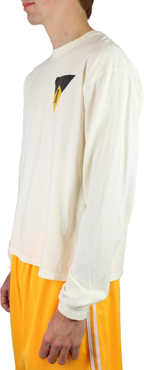 Rhude Rhude Blood And Mud T-shirt met lange mouwen (Wit) Wit