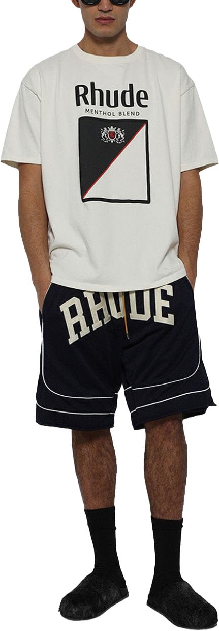Rhude Shorts Blue Zwart