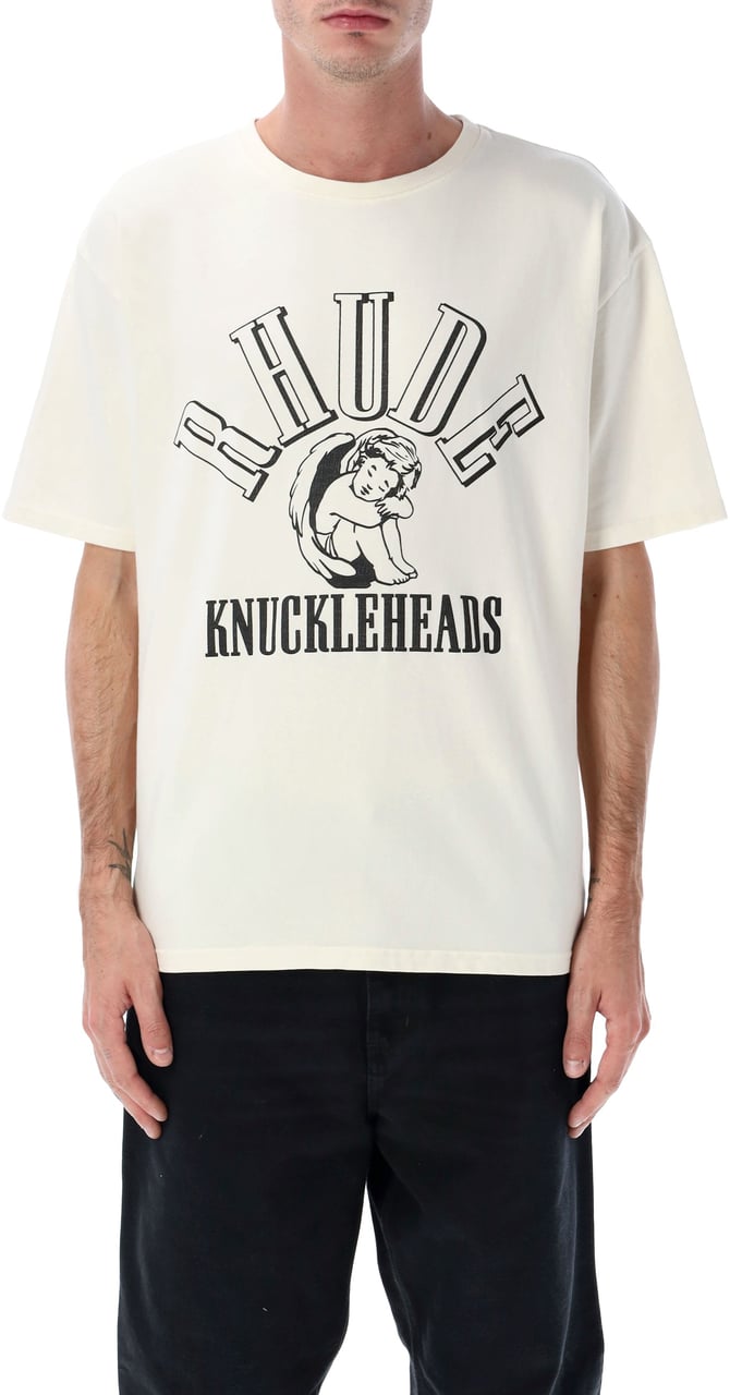Rhude Knuckleheads Tee Vintage White Wit