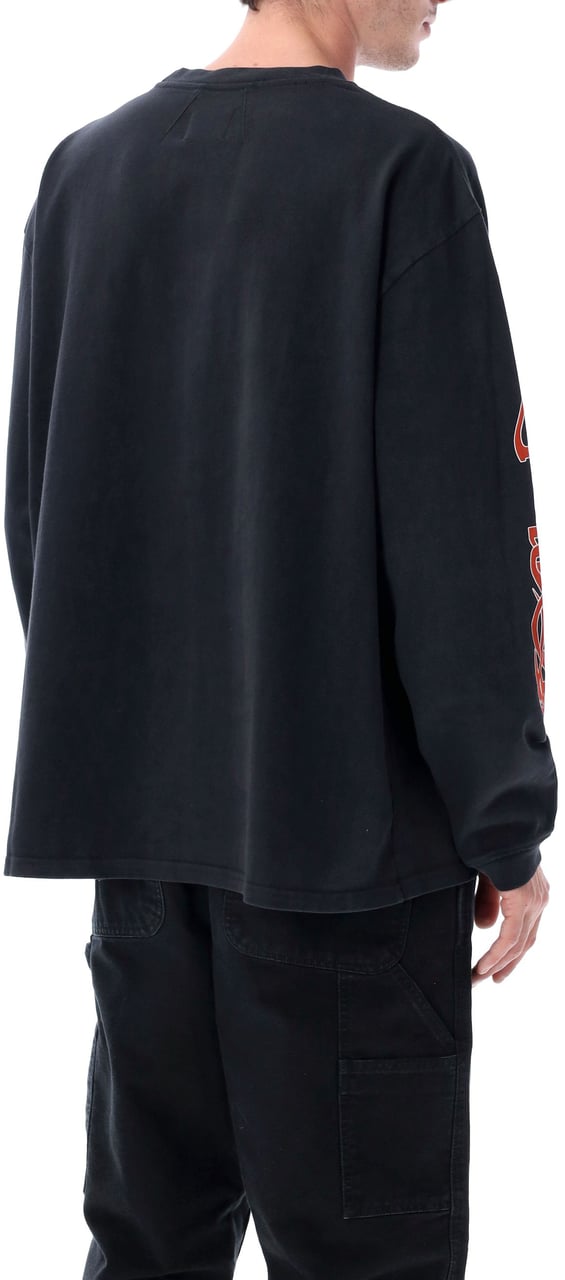 Rhude Mesa Stallion L/S Tee Vintage Black Zwart