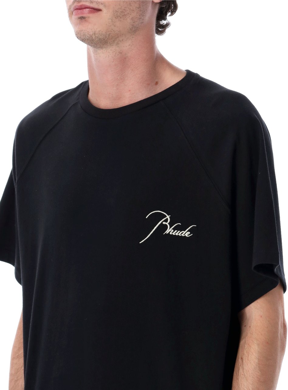 Rhude Classique Tee Nero Zwart