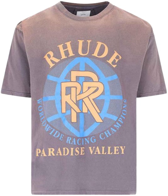 Rhude Rhude Paradise Valley T-shirt (Vintage grijs) Grijs