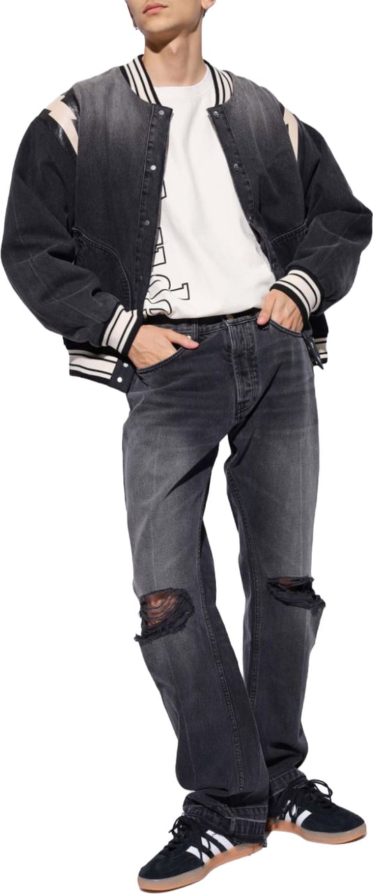 Rhude Jeans Black Donkergrijs