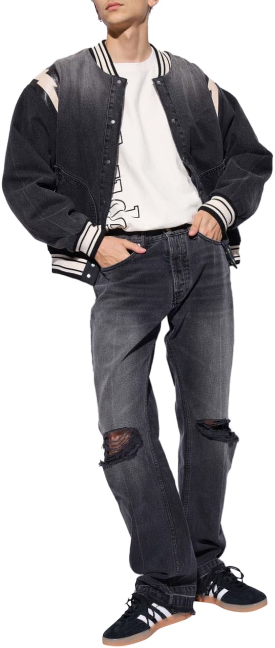 Rhude Jeans Black Donkergrijs