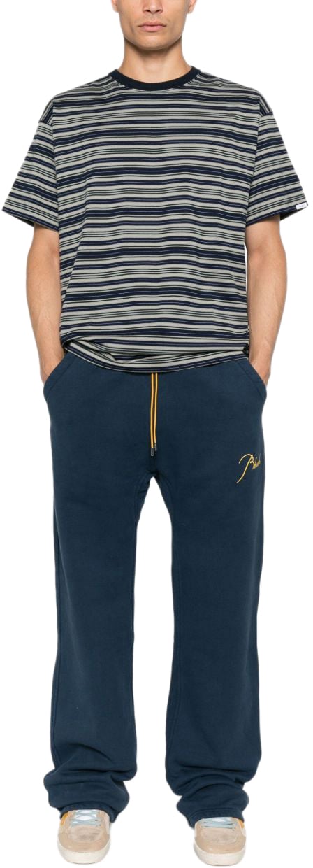 Rhude Trousers Blue Blauw
