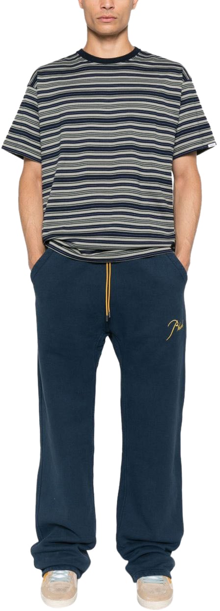 Rhude Trousers Blue Blauw