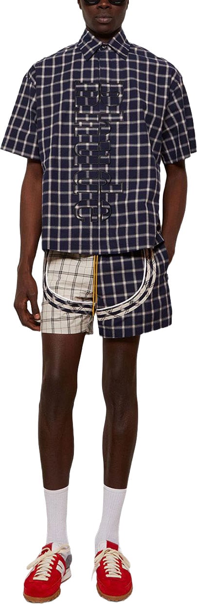 Rhude Shirts Blue Navy