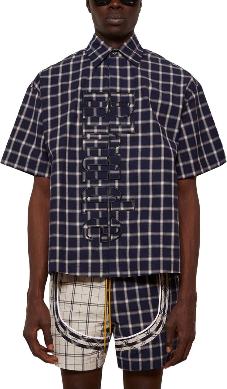 Rhude Shirts Blue Navy
