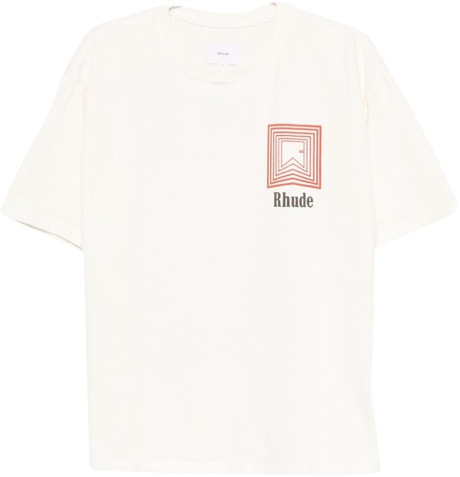 Rhude T-Shirts And Polos Vintage White Wit