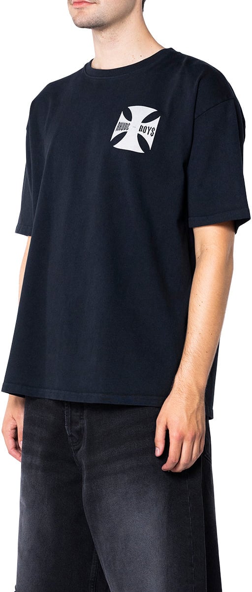 Rhude RHUDE BOYS TEE VINTAGE BLACK Zwart