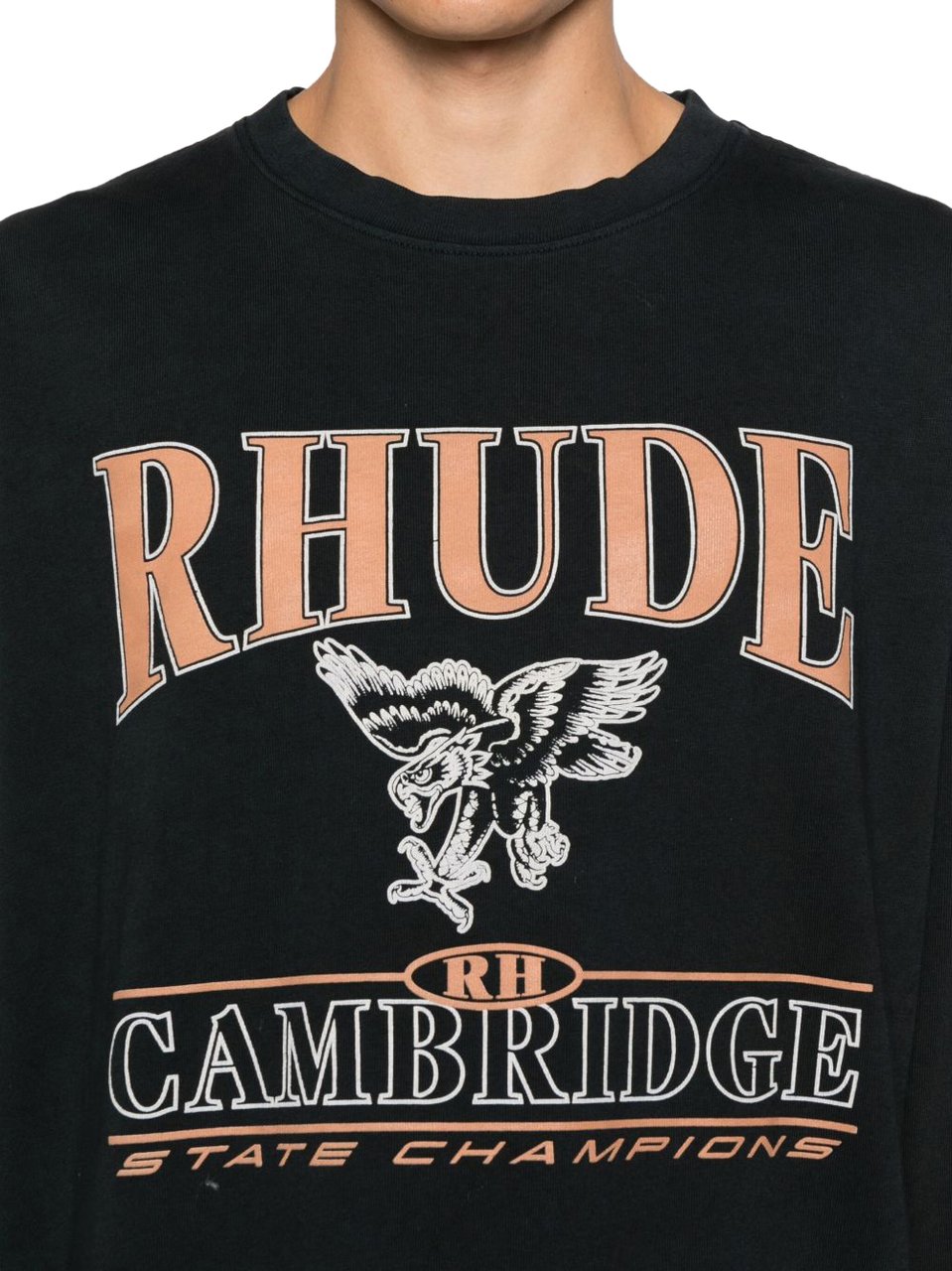 Rhude Top Black Zwart