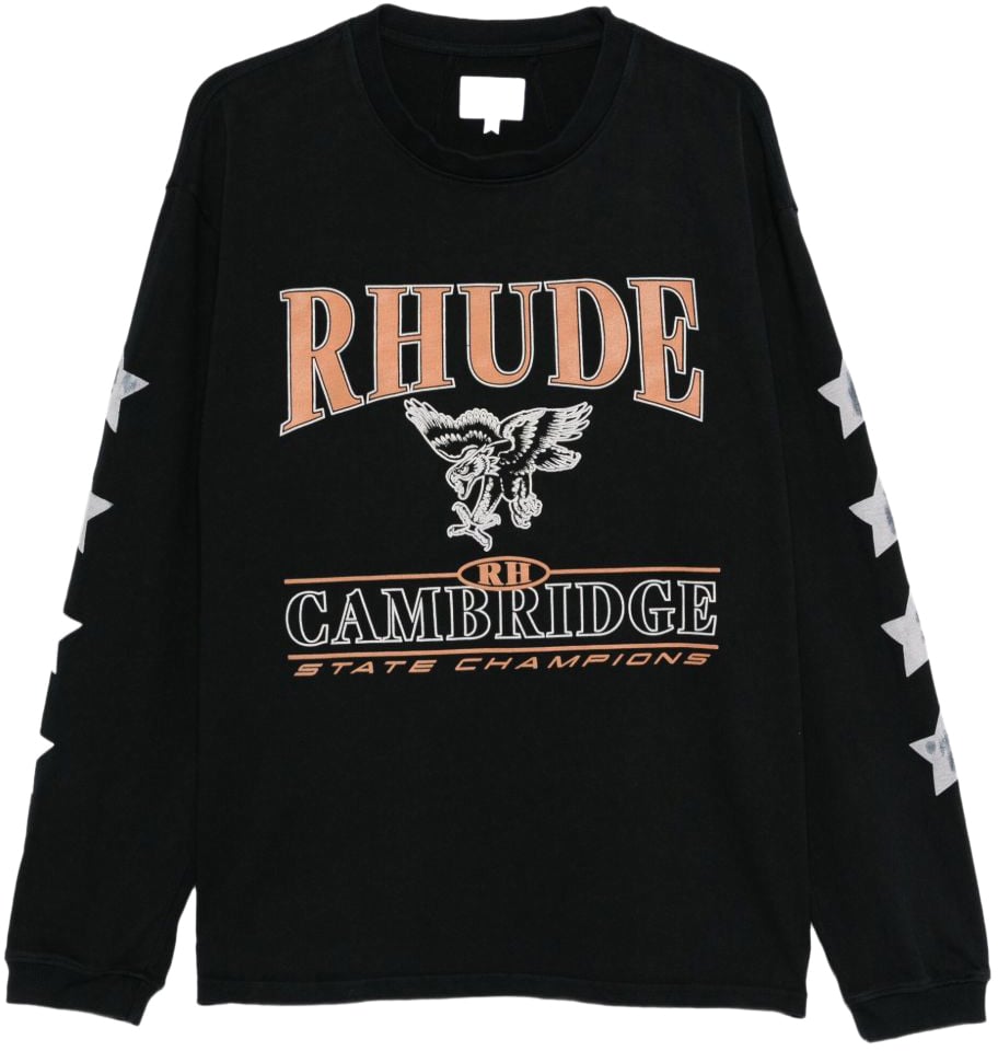 Rhude Top Black Zwart